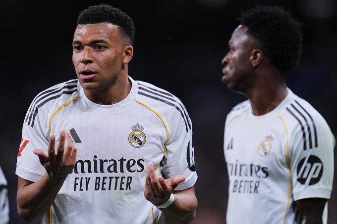 Các ngôi sao của Real như Mbappe hay Vinicius có ngày thi đấu đáng quên trước Girona