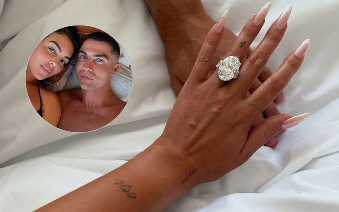 Ronaldo đã đính hôn với Georgina 