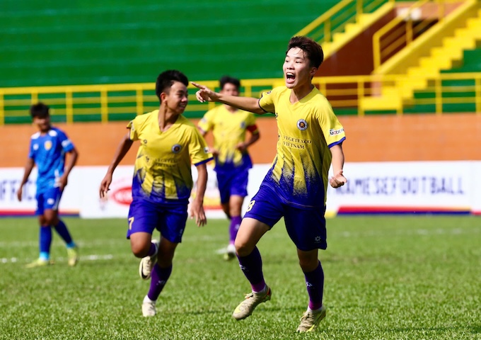 U15 Hà Nội đang rất mạnh. Ảnh: Nguyễn Khánh