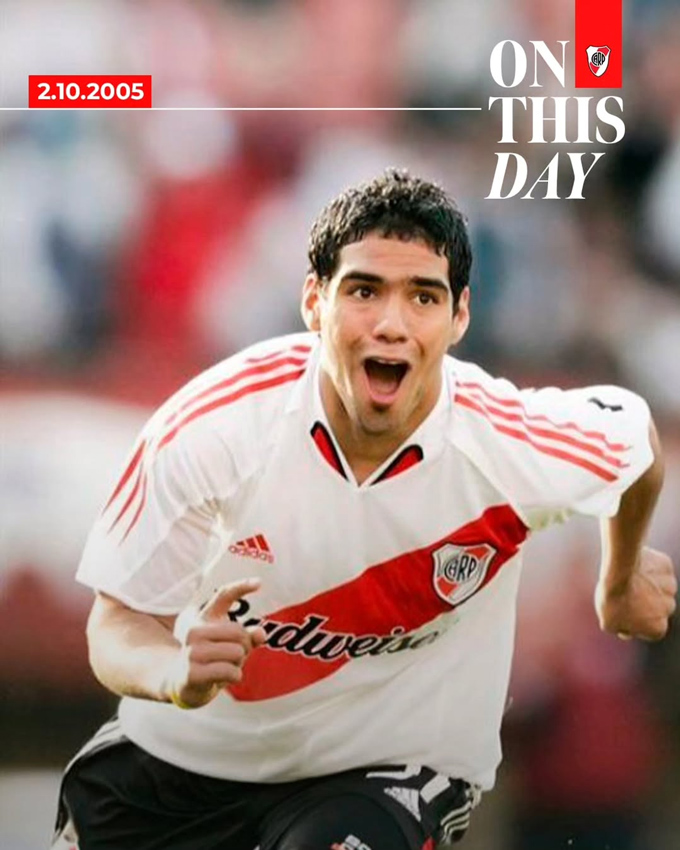 Falcao từng rất chật vật khi khởi nghiệp tại RIver Plate. Ảnh - Instagram nhân vật