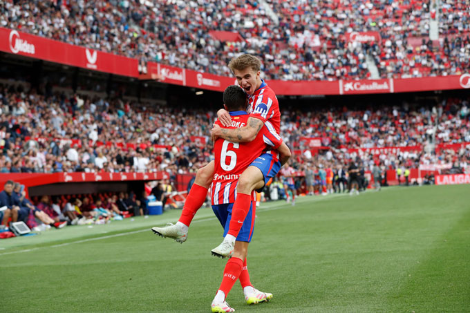 Atletico ra sân với đội hình gồm nhiều cầu thủ trẻ 