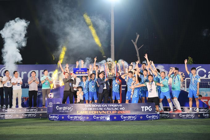 Thảo Vy Organic đã giành chức vô địch TPG6v6 Care For Việt Nam 2026 khu vực phía Nam một cách xứng đáng.