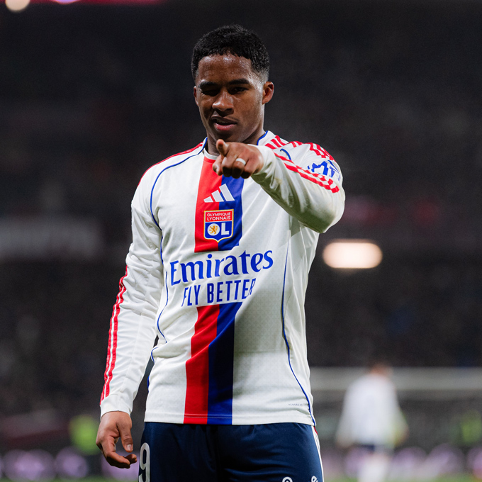 Endrick dù không ghi bàn hay kiến tạo nhưng có đóng góp lớn vào cả 2 bàn thắng. Ảnh - Twitter Olympique Lyonnais