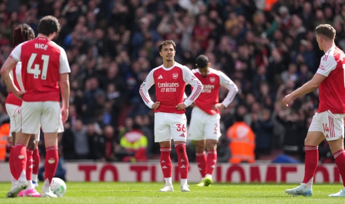 Arsenal vừa gây thất vọng với thất bại 1-2 ngay trên sân nhà trước Bournemouth