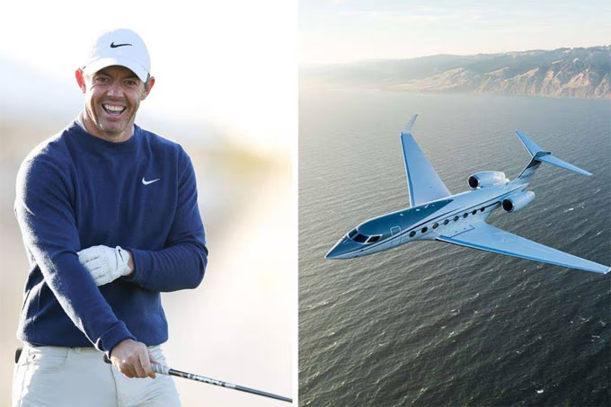McIlroy tậu chiếc phi cơ sang trọng trị giá 50 triệu USD vào cuối năm 2024.