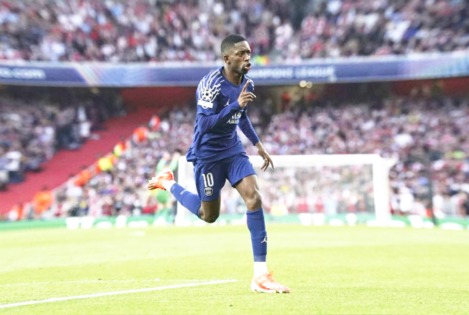 Dembele đang dần lấy lại phong độ cao sau nửa đầu mùa giải sa sút