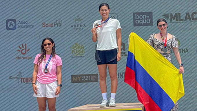 Ánh Viên về nhất ở nội dung 10km với thành tích 2 giờ 30 phút 22 giây