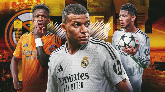 Bộ ba Bellingham - Mbappe - Vinicius gánh trọng trách giúp Real Madrid lội ngược dòng trước Bayern