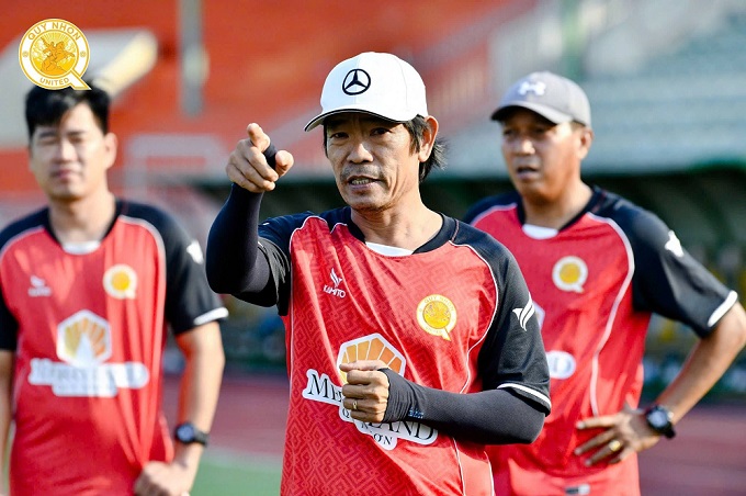 HLV Trịnh Duy Quang để lại dấu ấn trong thành tích của Quy Nhơn FC