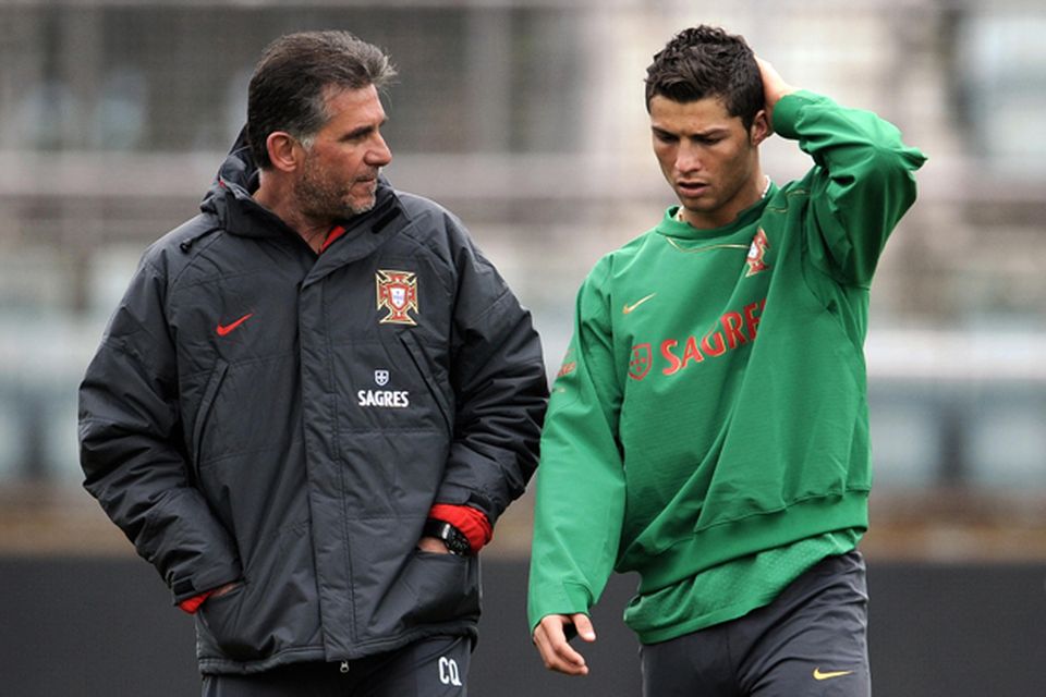 Queiroz từng có thời gian dẫn dắt Ronaldo - Ảnh: independent