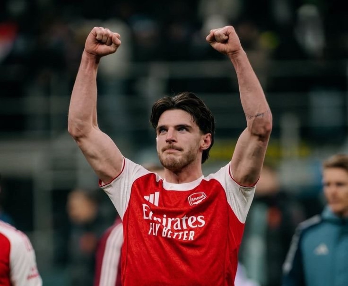 Rice không thể ra sân vì chấn thương - Ảnh: @FabrizioRomano