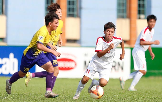 Hai đại diện phái Bắc là Hà Nội và Thể Công Viettel đã lọt vào chơi chung kết. Ảnh - Nguyễn Khanh