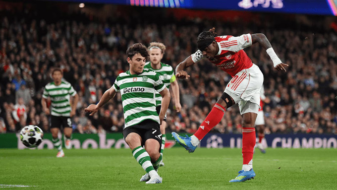 Arsenal chơi khá nhạt nhòa trước Sporting