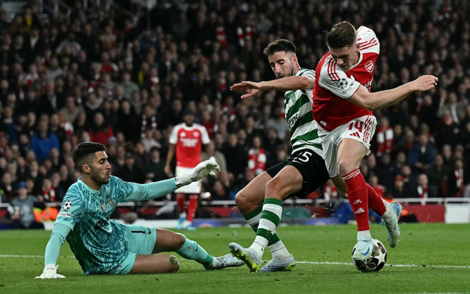 Gyokeres đã chơi rất tệ ở cả hai lượt trận trước đội bóng cũ Sporting tại tứ kết Champions League