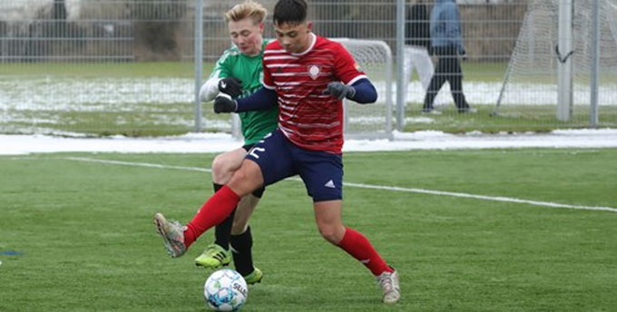 Law Salomonsen khi khoác áo CLB Dalum IF. Ảnh - Dalum IF