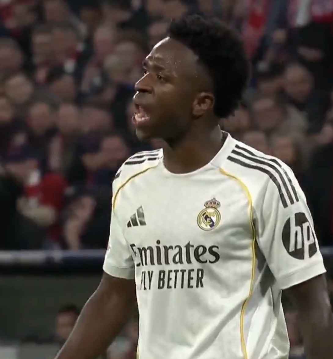 Vinicius thích tranh cãi ngay cả khi sai - Ảnh: @TouchlineX