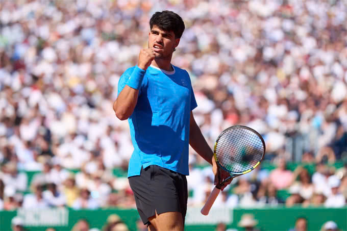 Alcaraz có thành tích 15-2 trận thắng-thua tại Madrid. Ảnh: ATP