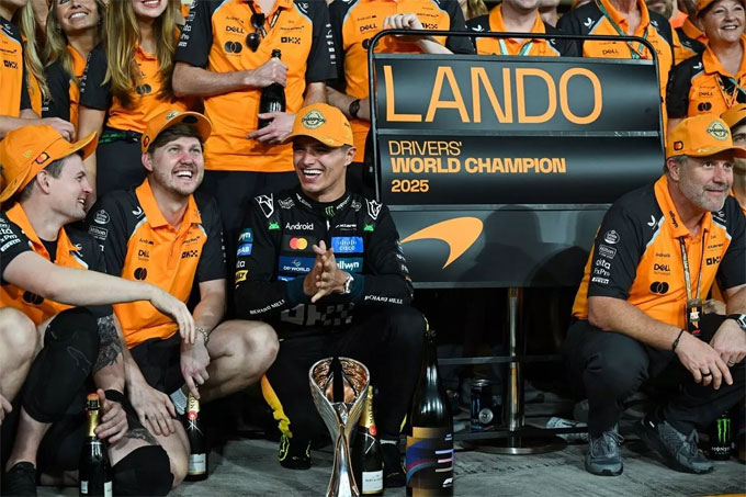 Lando Norris được vinh danh trong danh sách TIME 100 năm 2026