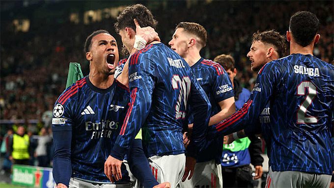 Arsenal giúp Ngoại hạng Anh mùa tới có ít nhất 5 suất dự Champions League