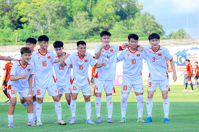 Chu Ngọc Nguyễn Lực đang là niềm hy vọng hàng đầu của U17 Việt Nam hướng tới tấm vé dự U17 World Cup 2026 