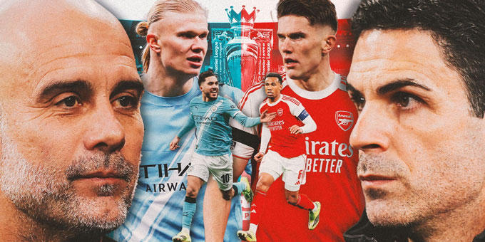 Man City và Arsenal vẫn đang đua vô địch quyết liệt