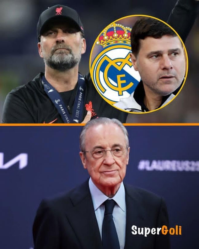 Chủ tịch Perez đã nhắm sẵn Klopp hoặc Pochettino thay Arbeloa. Ảnh - Sptv24
