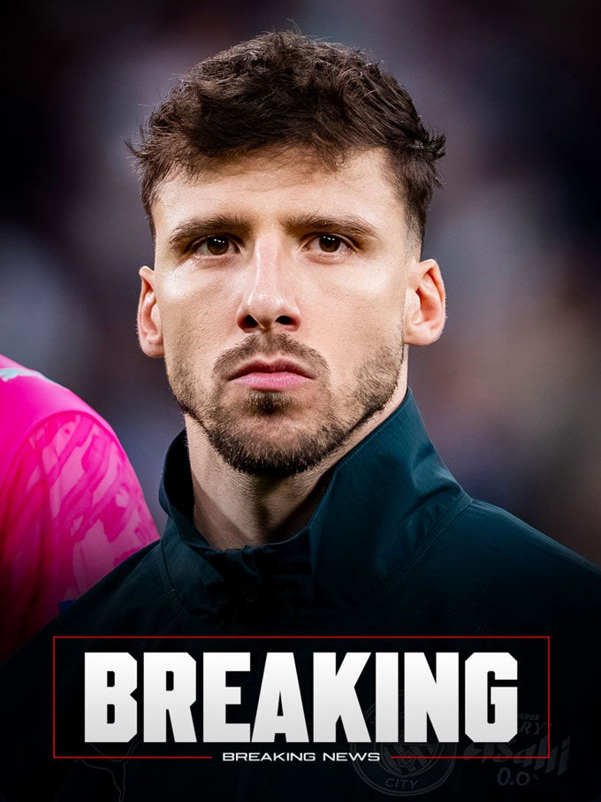 Dias sẽ không thể tham dự trận đấu với Arsenal do chấn thương - Ảnh: Twitter Fabrizio Romano