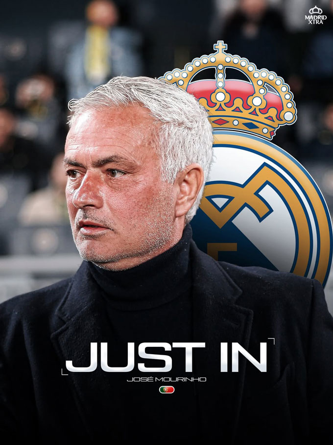 Mourinho có cơ hội tái hợp với Real - Ảnh: Twitter Madridxtra