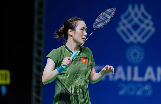 Vũ Thị Trang giành đến 2 chức vô địch tại đại hội lần này. Ảnh: TTO