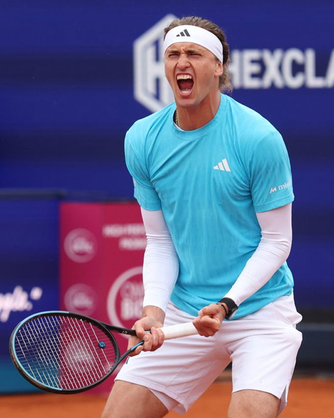 Zverev đang hướng tới danh hiệu thứ tư tại Munich. Ảnh: ATP