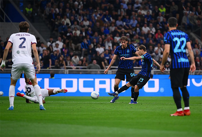  Barella nhân đôi cách biệt cho đội chủ nhà