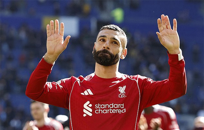 Salah ghi bàn trong trận derby Merseyside cuôi cùng