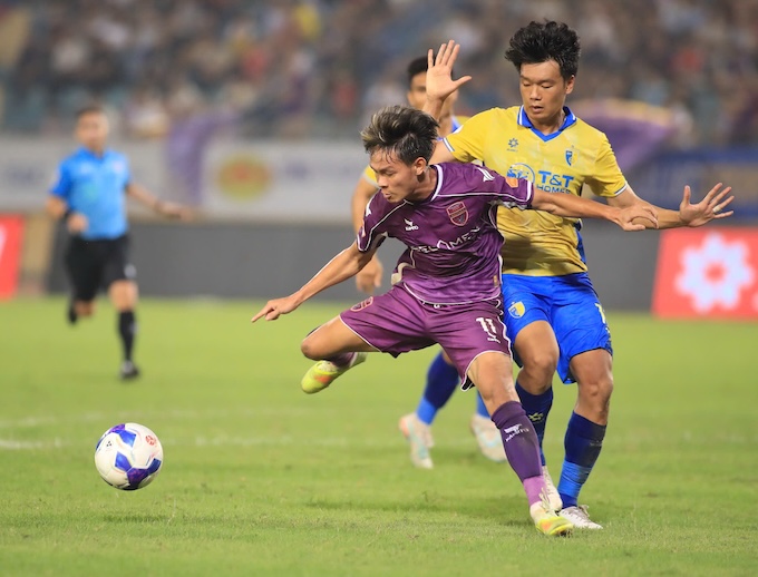 Bùi Vĩ Hào là gương mặt trẻ ấn tượng của Becamex TP.HCM hiện nay - Ảnh: Phan Tùng 
