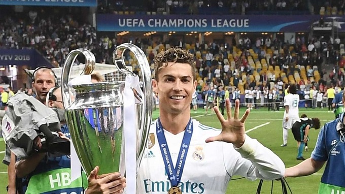 Ronaldo từng 5 lần giành Quả bóng vàng