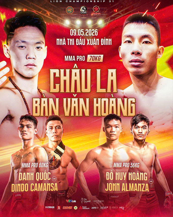 Dàn võ sĩ ngoại quốc sẽ đổ bộ LC31.