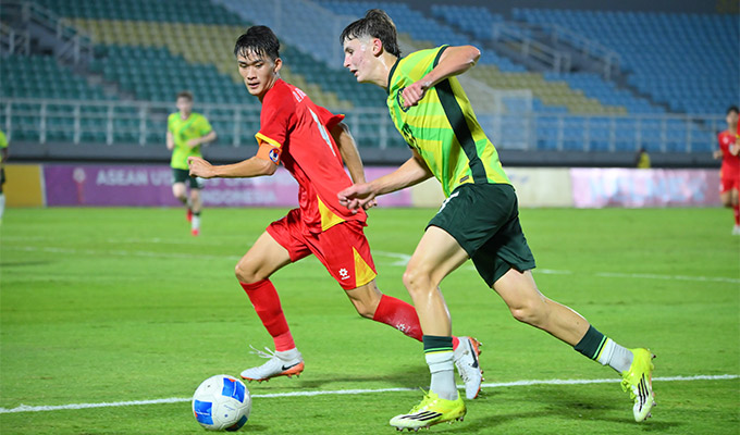 Chiến thắng trước ứng viên hàng đầu như Australia đã giúp U17 Việt Nam rộng cửa vô địch U17 Đông Nam Á 2026 