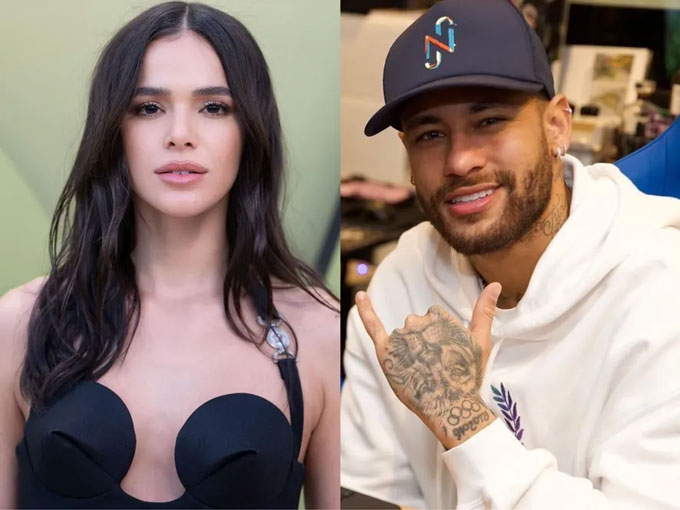 Neymar và bạn gái cũ Bruna Marquezine