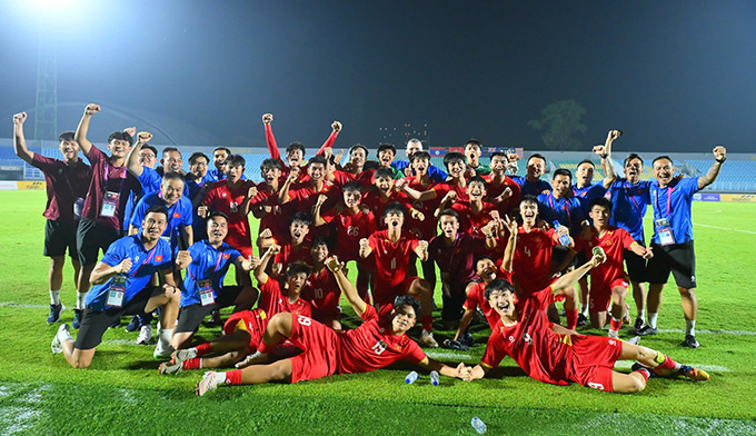 U17 Việt Nam tạo nên sự hiếu kỳ bởi những cái tên thú vị - Ảnh: VFF 