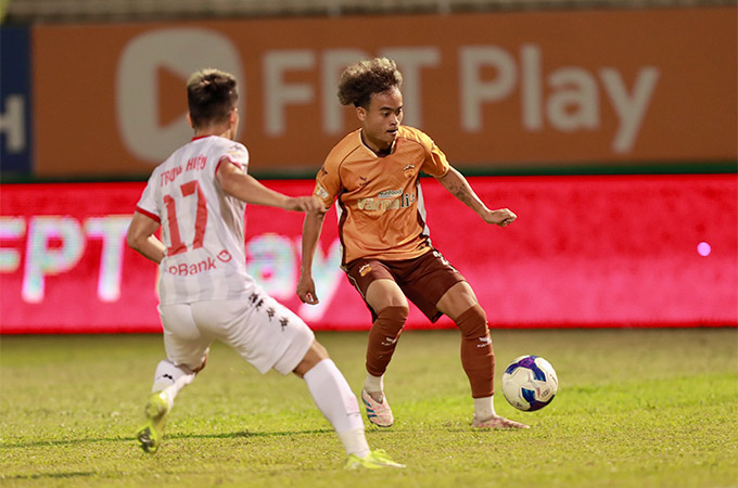HAGL hạ quyết tâm lấy 3 điểm trước Hải Phòng để yên tâm trong cuộc đua trụ hạng - Ảnh: Minh Trần 