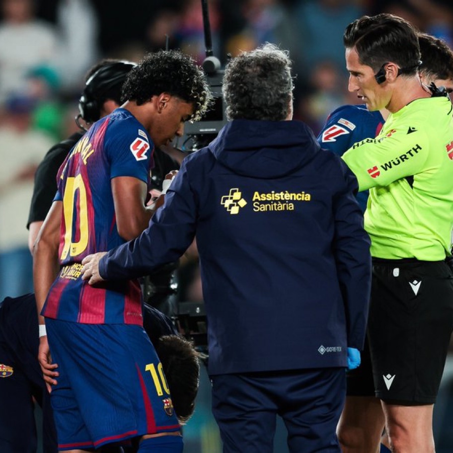 Yamal gặp vấn đề gì vào lúc này, cả Barca và ĐT Tây Ban Nha đều lo lắng - Ảnh: @goalsside