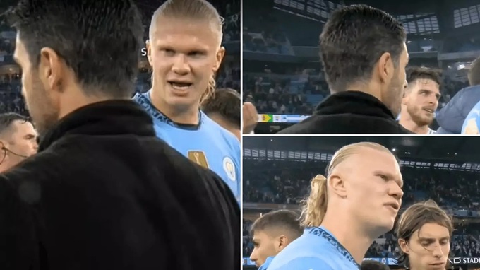 Haaland "trêu ngươi" HLV Mikel Arteta của Arsenal