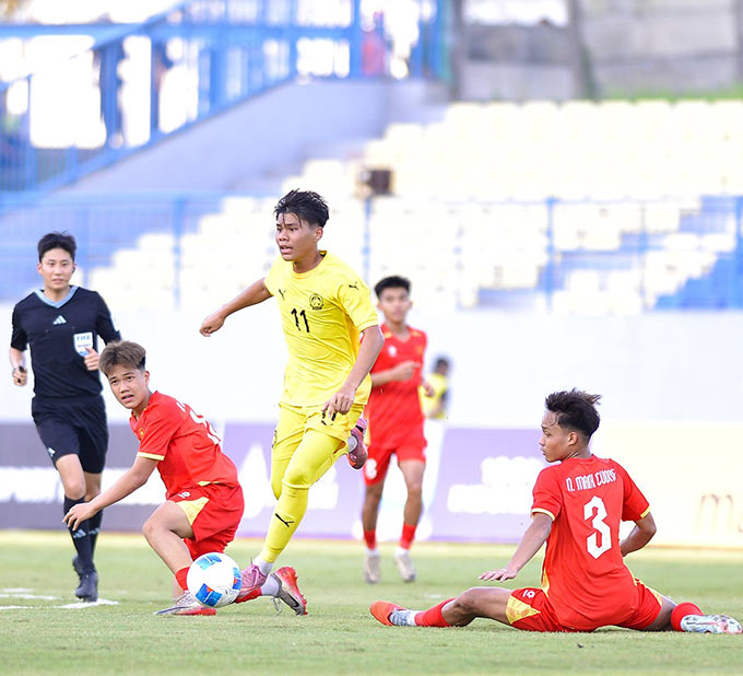 U17 Malaysia từng thua 0-4 trước U17 Việt Nam ở vòng bảng