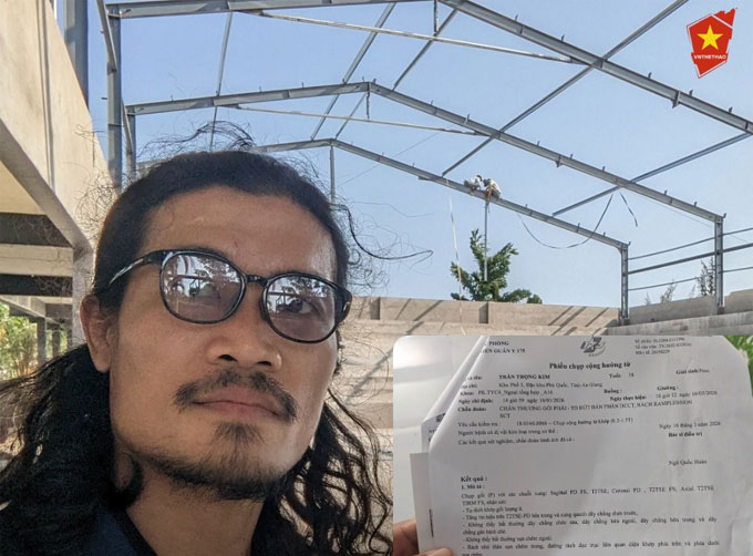 Ảnh chụp kết quả cộng hưởng từ của Trần Trọng Kim. Ảnh: FBNV