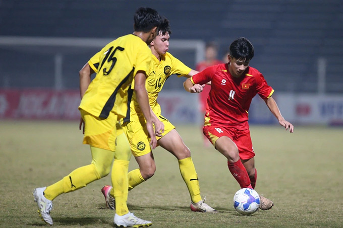 U17 Malaysia thua liên tiếp trước U17 Việt Nam 