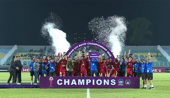 U17 Việt Nam lần thứ 4 đăng quang ở đấu trường khu vực 