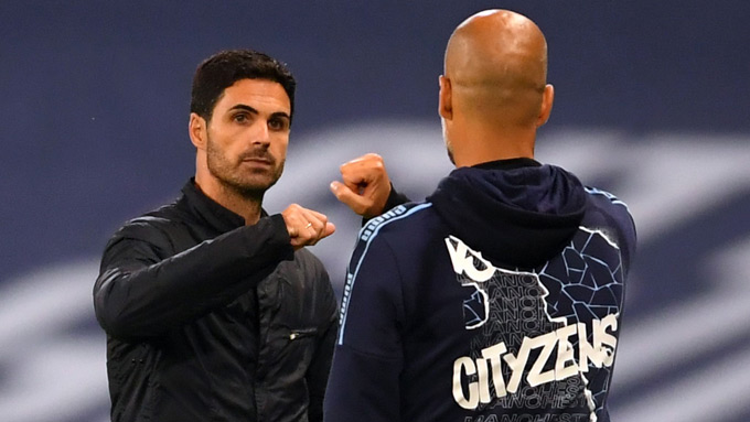 Arteta và Pep oẳn tù tì có khi lại là trận chiến kinh thiên động địa