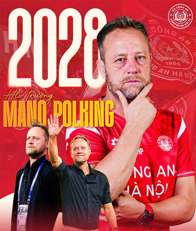 HLV Polking gia hạn hợp đồng với CAHN đến năm 2028 