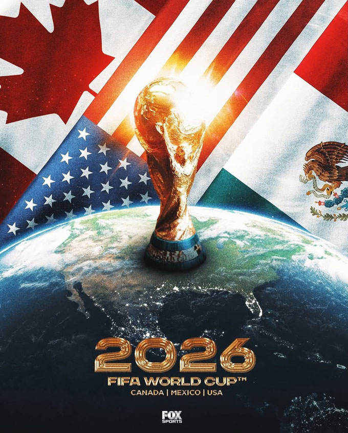 World Cup 2026 sẽ được tổ chức tại 3 quốc gia là Canada, Mexico và Mỹ - Ảnh: usmntonly