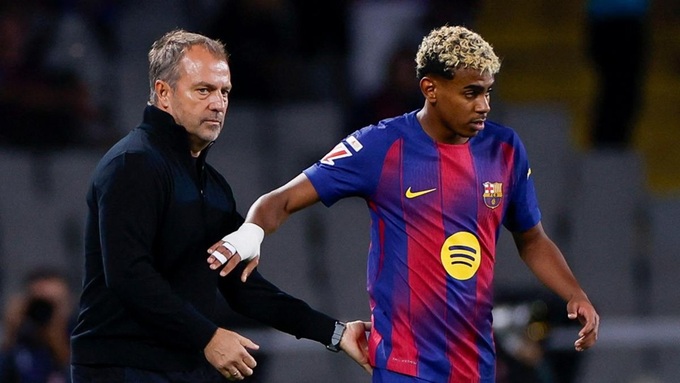 Yamal là quân bài tủ trong hệ thống chiến thuật của HLV Hansi Flick