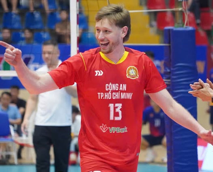 Martin Licek góp công lớn trong chức vô địch của Công an TP.HCM